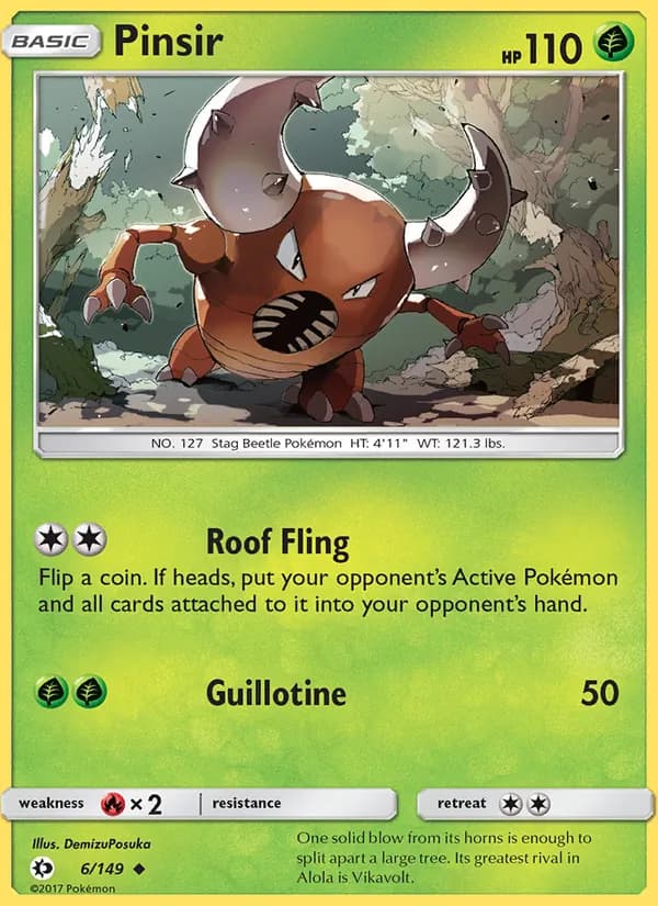 Pinsir – Sun & Moon 6