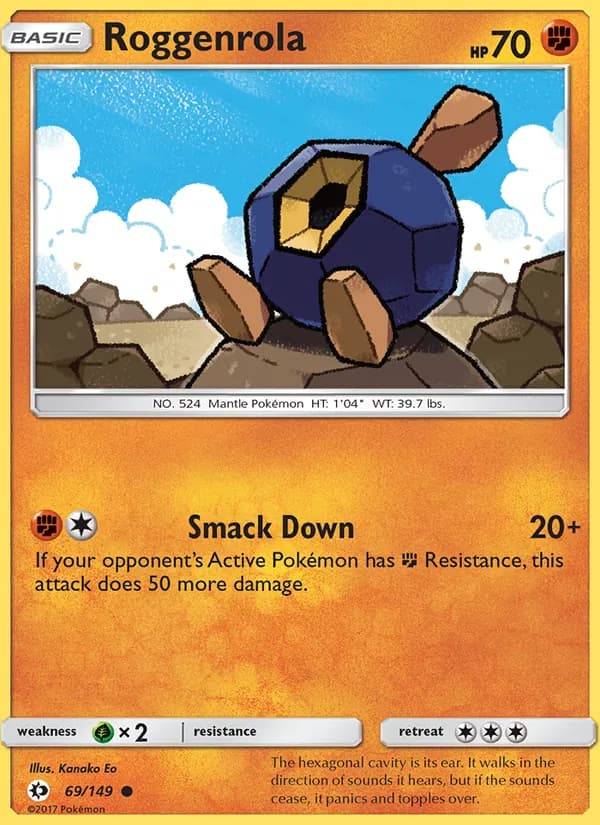 Roggenrola – Sun & Moon 69