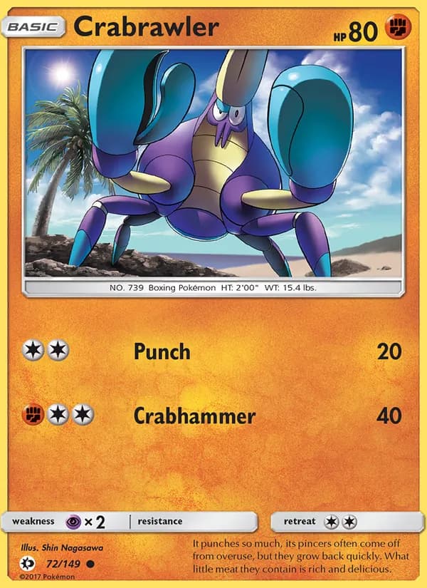 Crabrawler – Sun & Moon 72