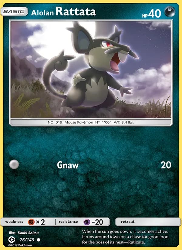 Alolan Rattata – Sun & Moon 76