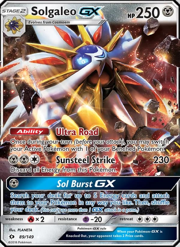Solgaleo GX – Sun & Moon 89