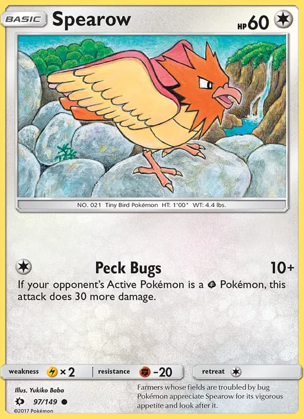 Spearow – Sun & Moon 97