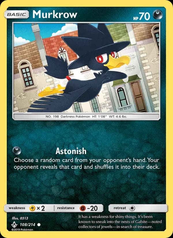 Murkrow – Unbroken Bonds 108