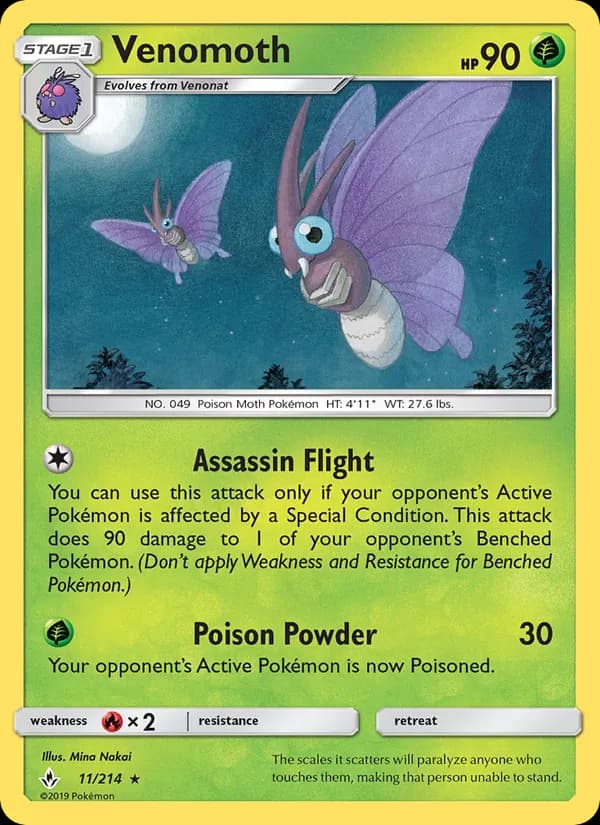 Venomoth – Unbroken Bonds 11