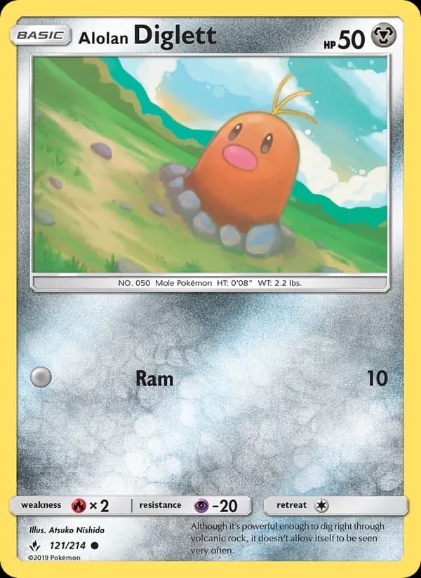 Alolan Diglett – Unbroken Bonds 121