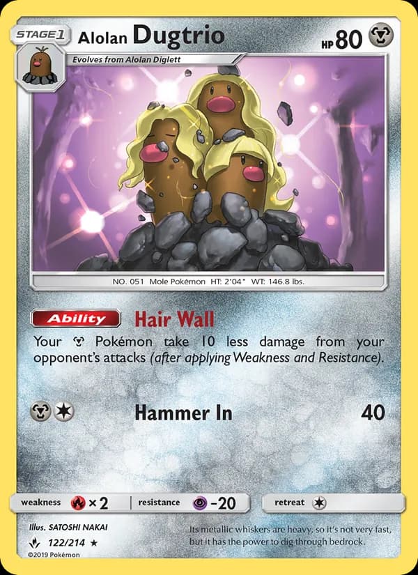 Alolan Dugtrio – Unbroken Bonds 122