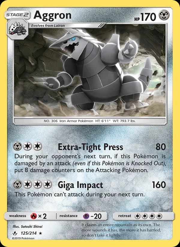 Aggron – Unbroken Bonds 125
