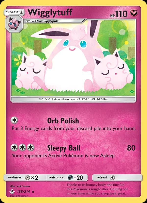 Wigglytuff – Unbroken Bonds 135