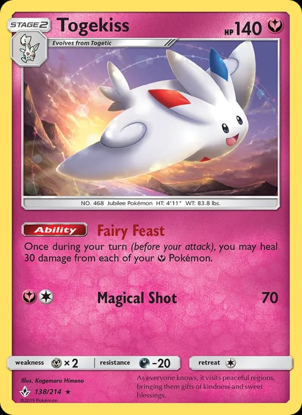 Togekiss – Unbroken Bonds 138