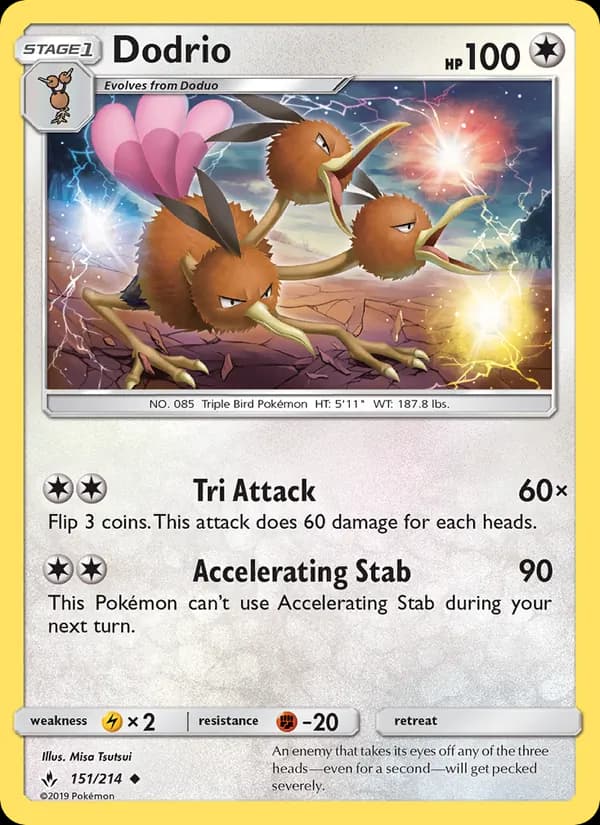 Dodrio – Unbroken Bonds 151