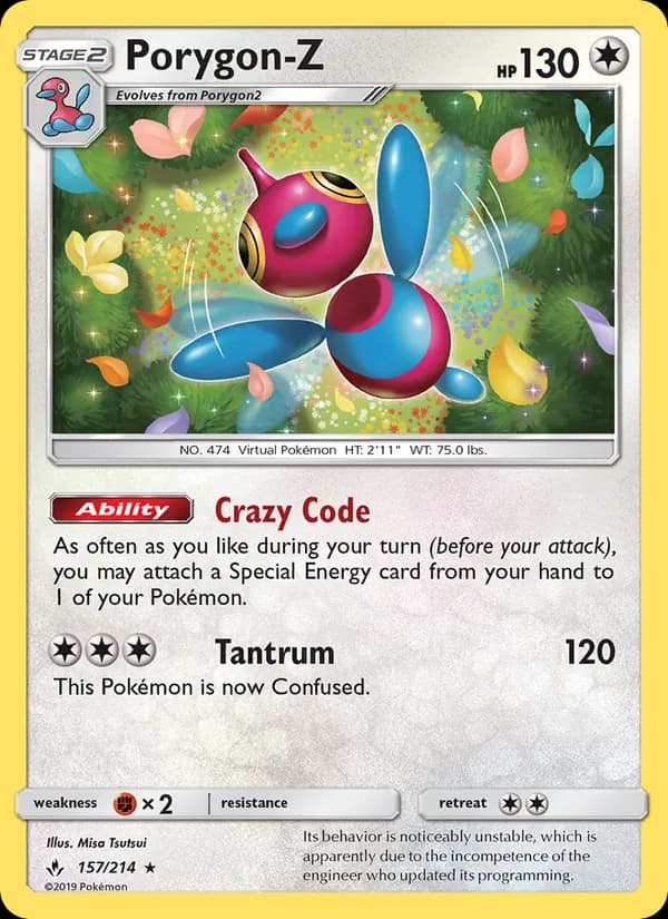 Porygon-Z – Unbroken Bonds 157