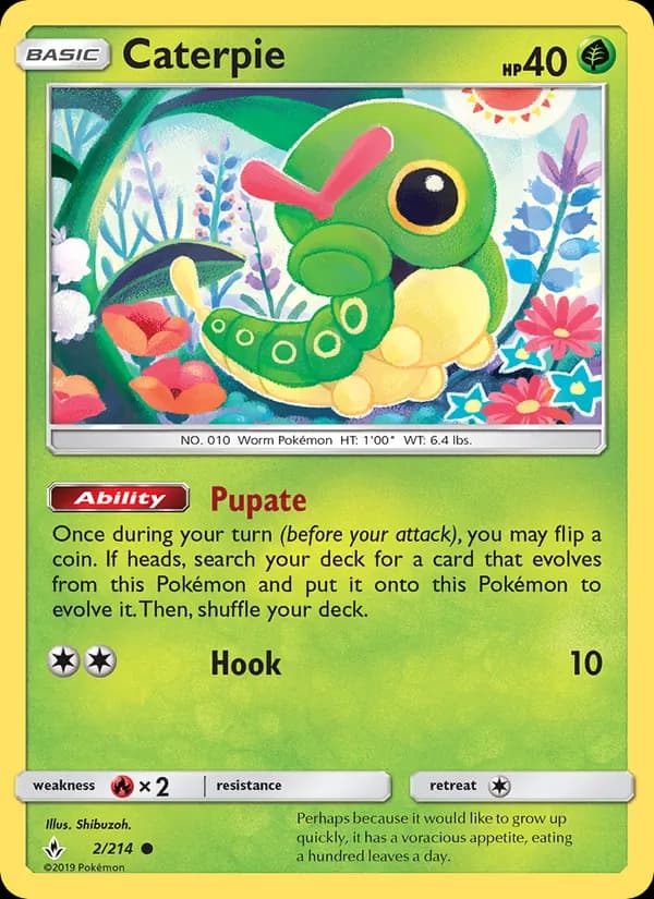 Caterpie – Unbroken Bonds 2