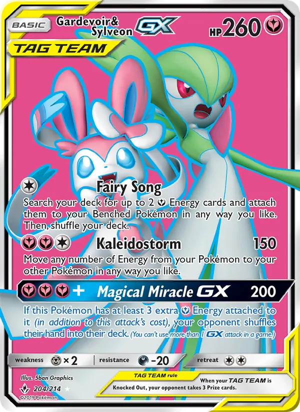 Gardevoir & Sylveon GX – Unbroken Bonds 204