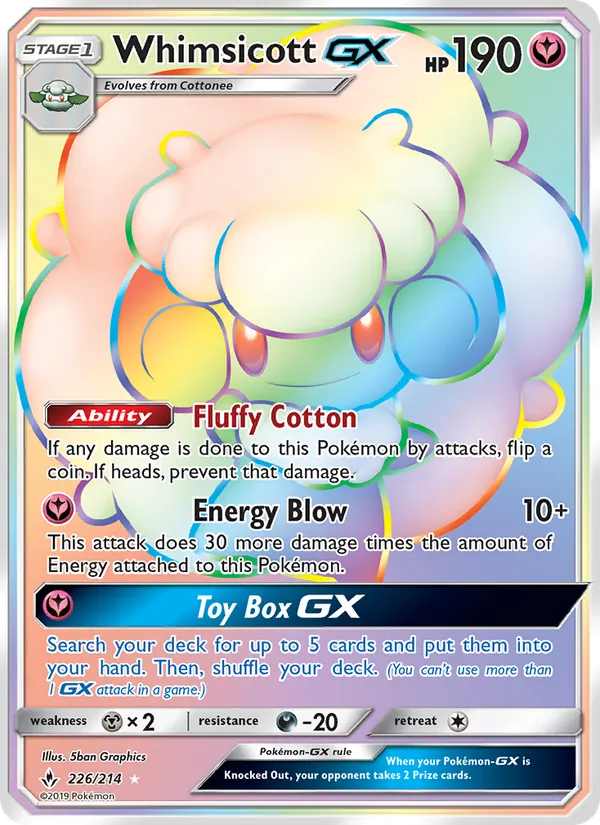 Whimsicott GX – Unbroken Bonds 226