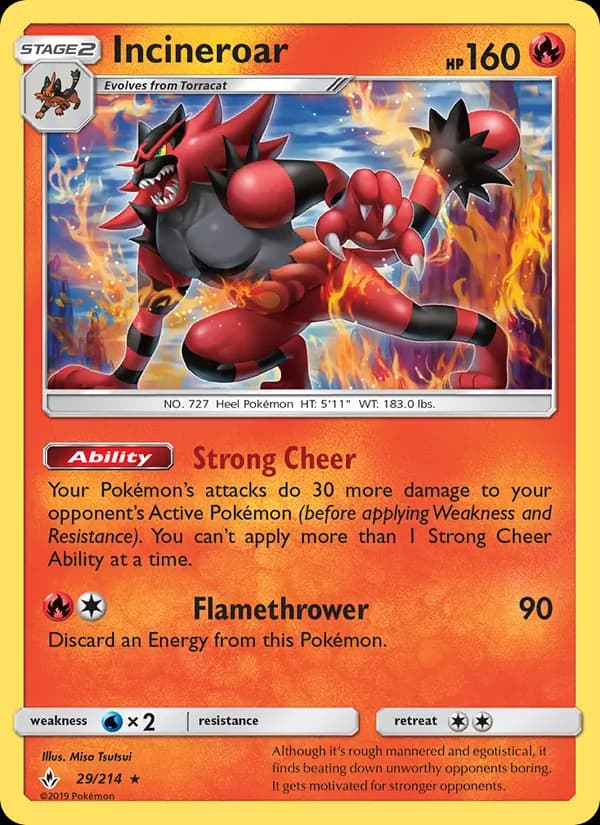 Incineroar – Unbroken Bonds 29