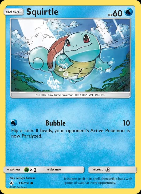Squirtle – Unbroken Bonds 33