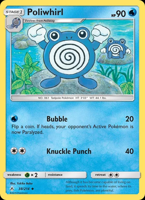 Poliwhirl – Unbroken Bonds 38