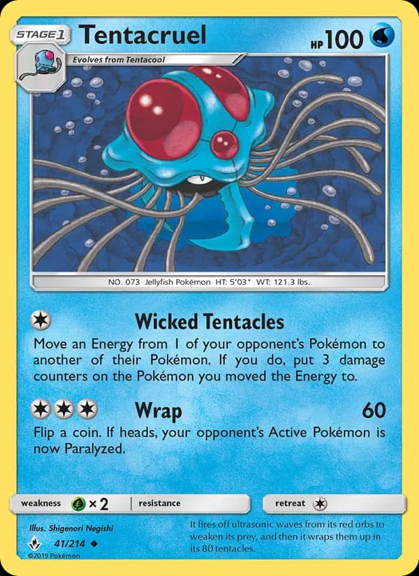 Tentacruel – Unbroken Bonds 41