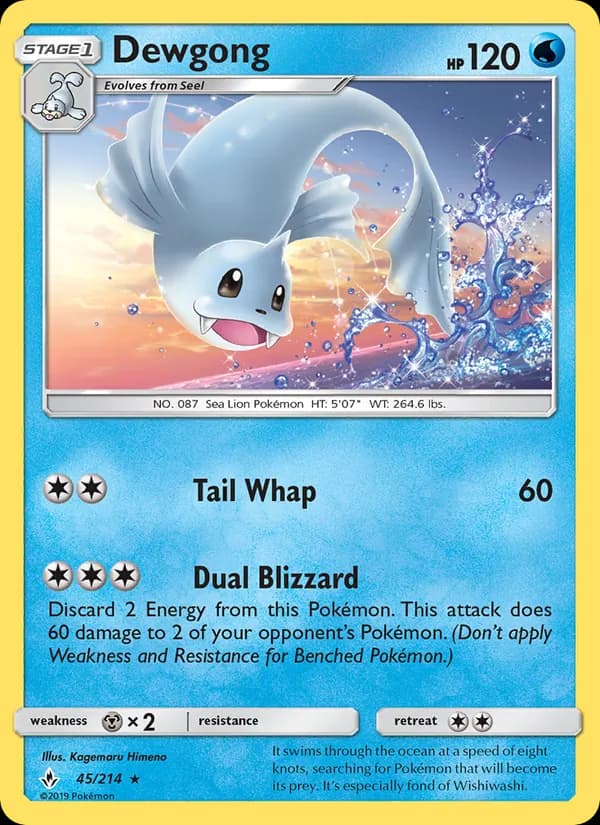 Dewgong – Unbroken Bonds 45