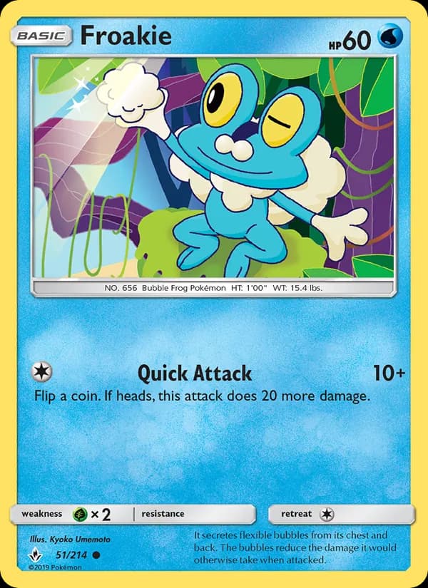 Froakie – Unbroken Bonds 51