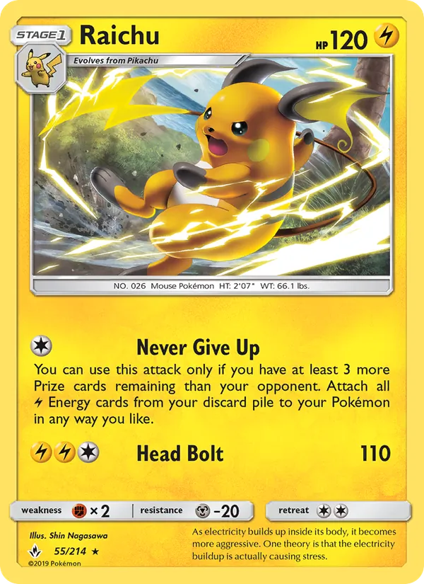 Raichu – Unbroken Bonds 55