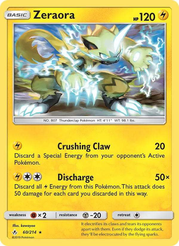 Zeraora – Unbroken Bonds 60