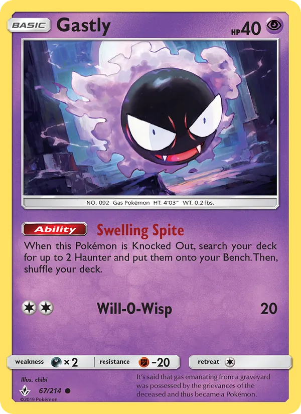 Gastly – Unbroken Bonds 67