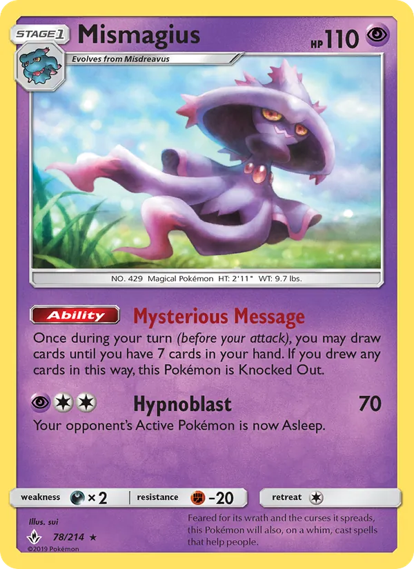 Mismagius – Unbroken Bonds 78
