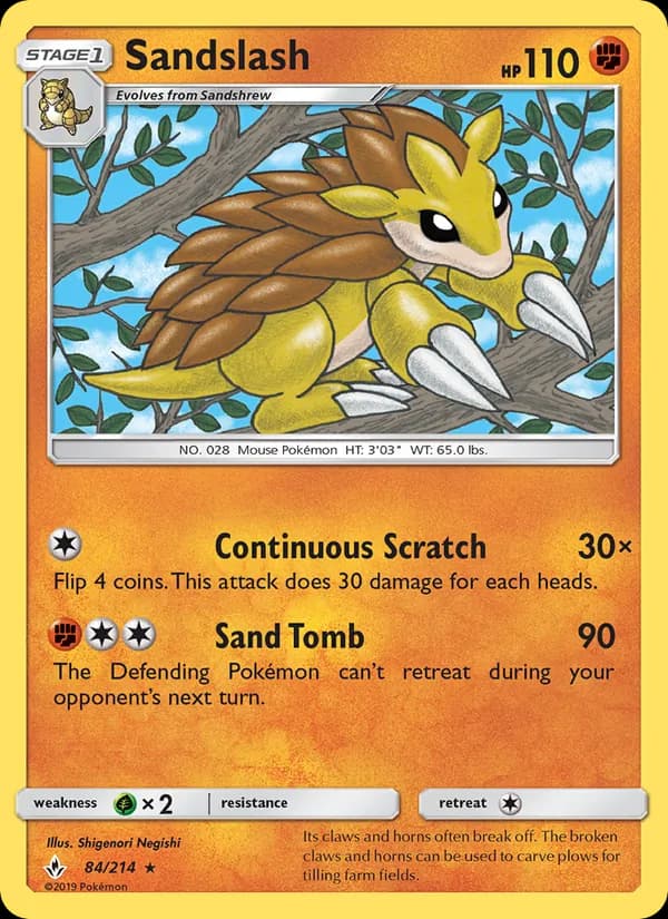 Sandslash – Unbroken Bonds 84