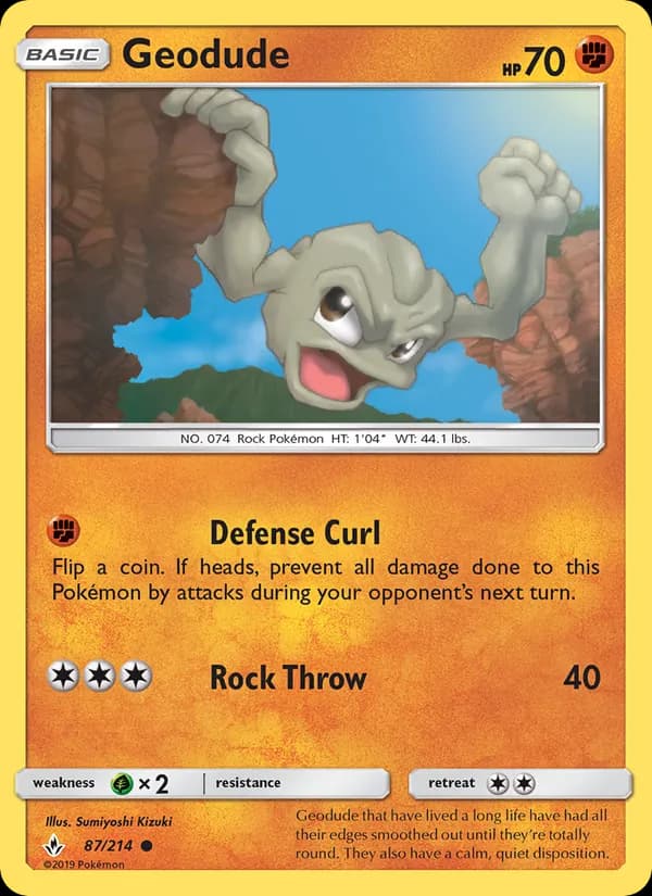 Geodude – Unbroken Bonds 87