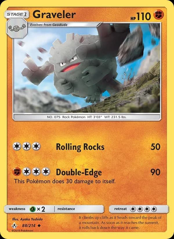 Graveler – Unbroken Bonds 88