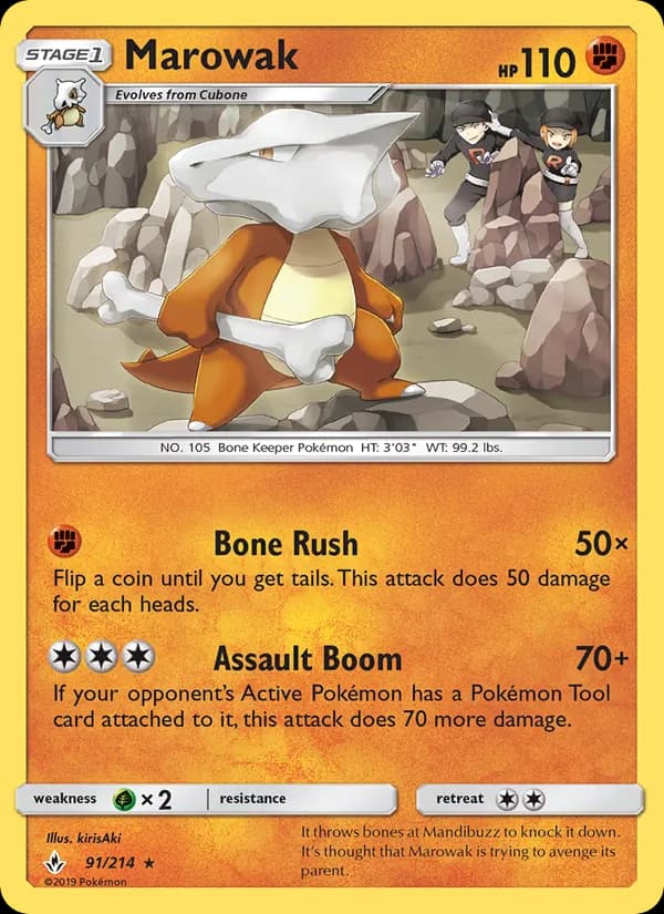 Marowak – Unbroken Bonds 91