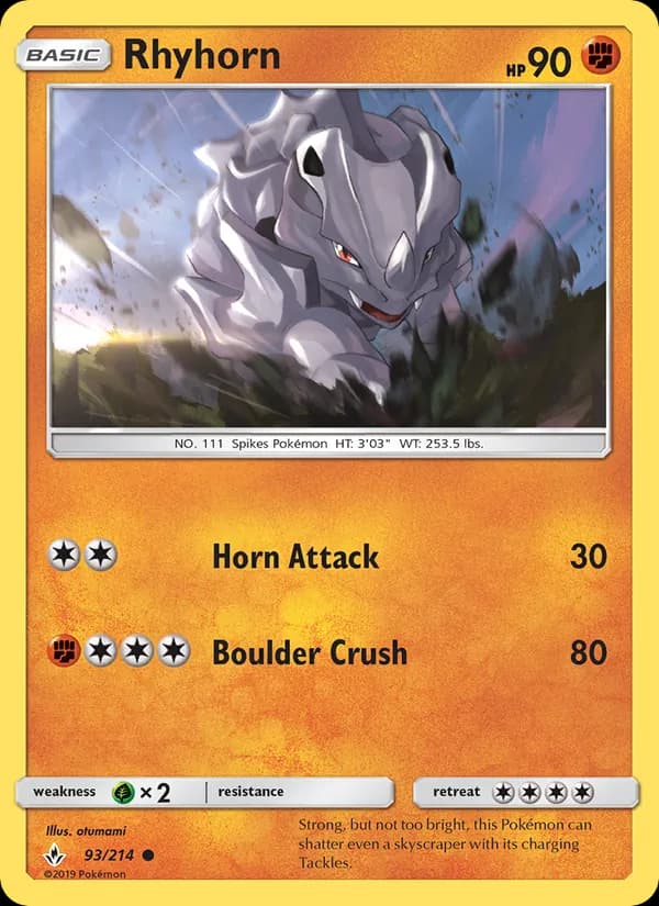 Rhyhorn – Unbroken Bonds 93