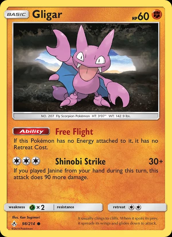 Gligar – Unbroken Bonds 98