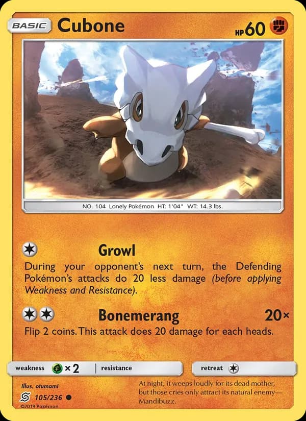 Cubone – Unified Minds 105