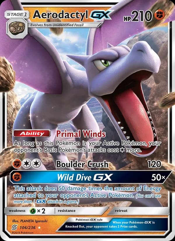 Aerodactyl GX – Unified Minds 106