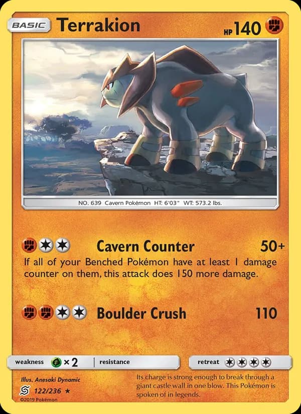 Terrakion – Unified Minds 122