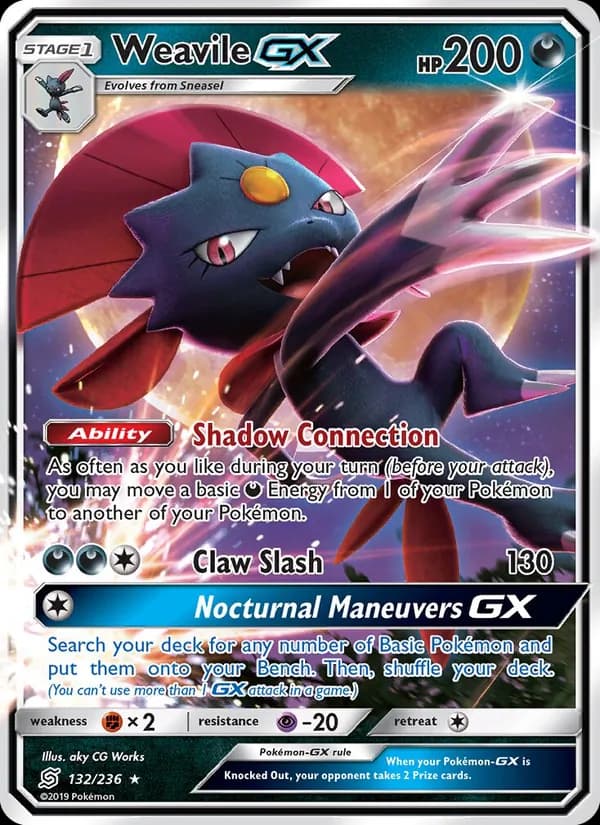Weavile GX – Unified Minds 132