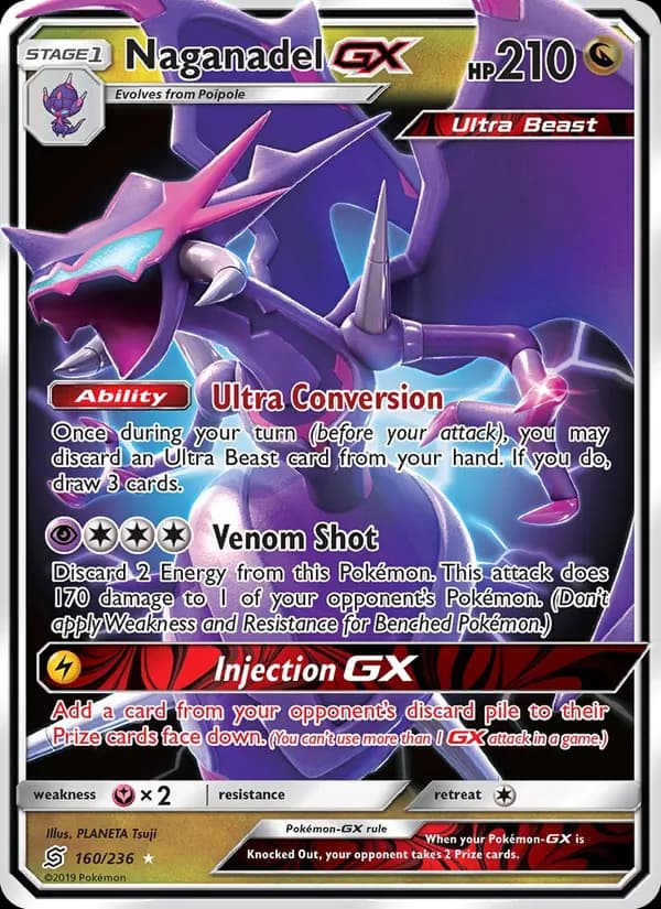 Naganadel GX – Unified Minds 160
