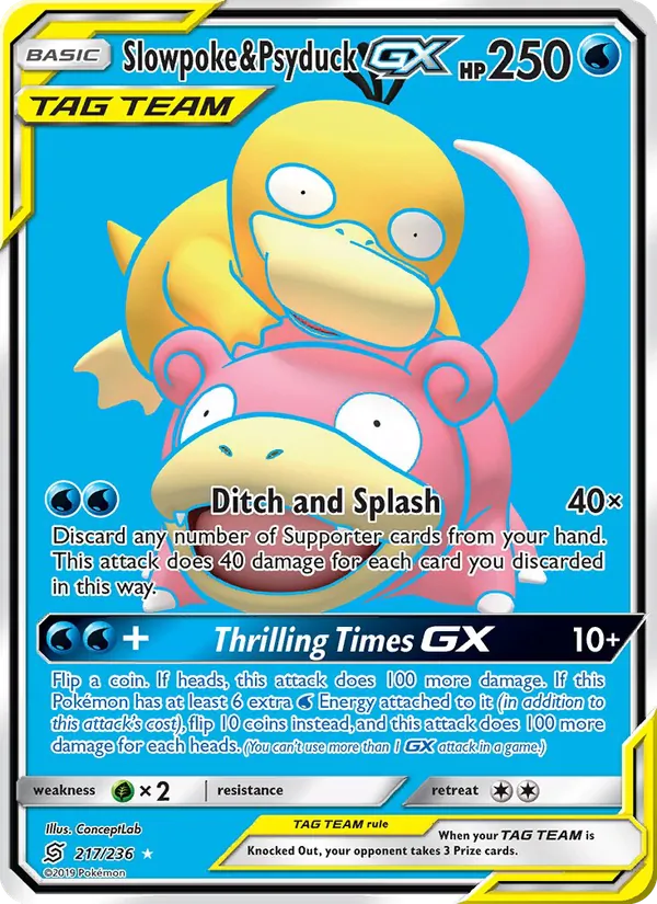 Slowpoke & Psyduck GX – Unified Minds 217