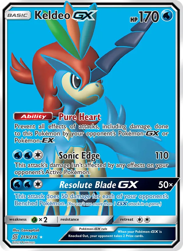 Keldeo GX – Unified Minds 219