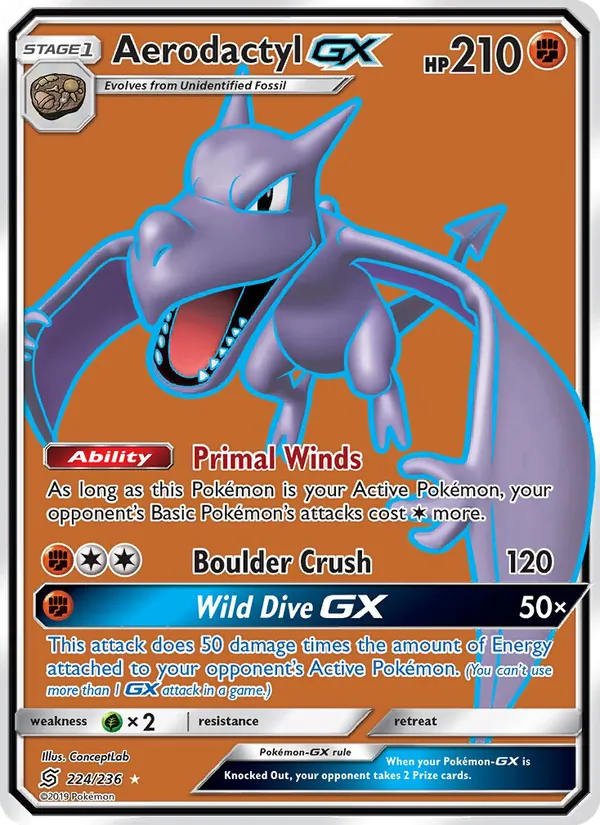 Aerodactyl GX – Unified Minds 224