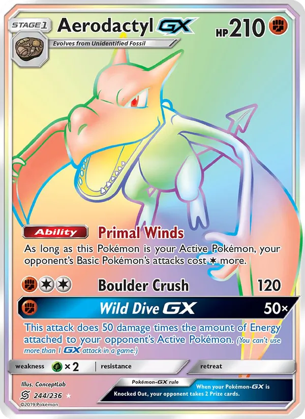 Aerodactyl GX – Unified Minds 244