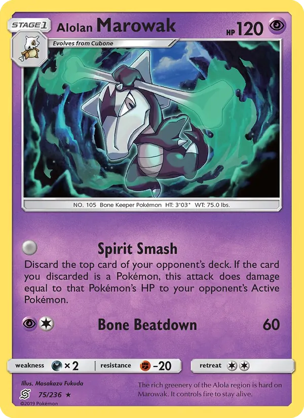 Alolan Marowak – Unified Minds 75