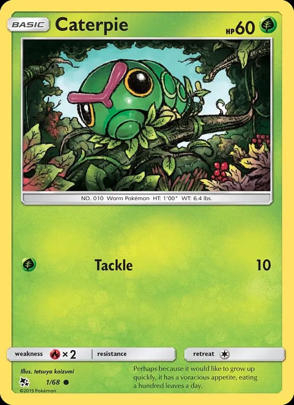 Caterpie – Hidden Fates 1