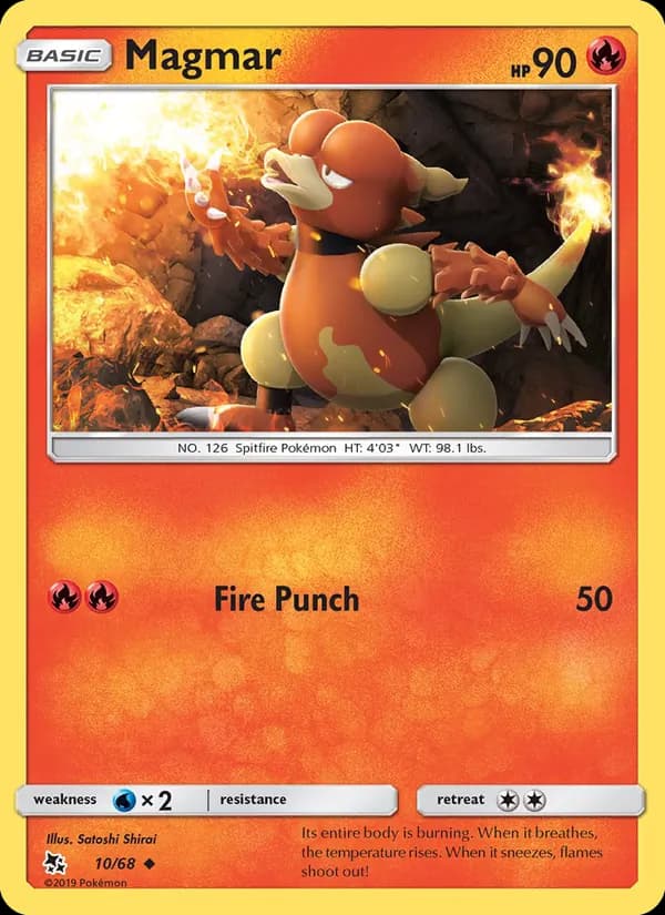 Magmar – Hidden Fates 10