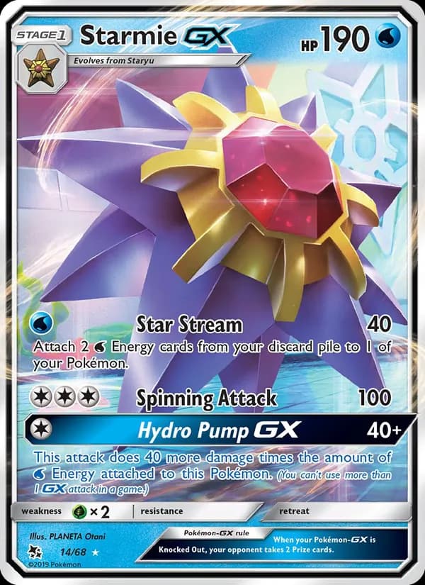 Starmie GX – Hidden Fates 14