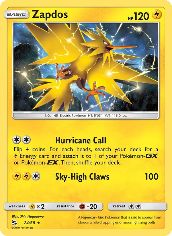 Zapdos – Hidden Fates 24