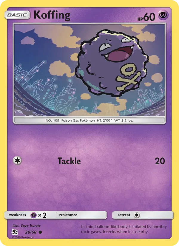 Koffing – Hidden Fates 28