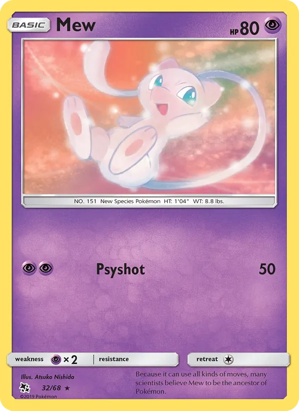 Mew – Hidden Fates 32